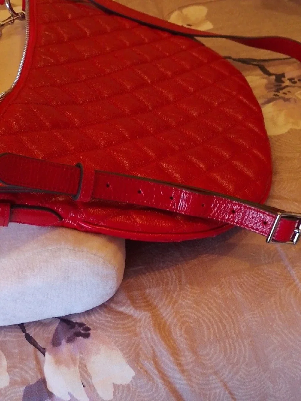Aimee Kestenberg Quilted Red Women’s Crossbody or Shoulder Bag